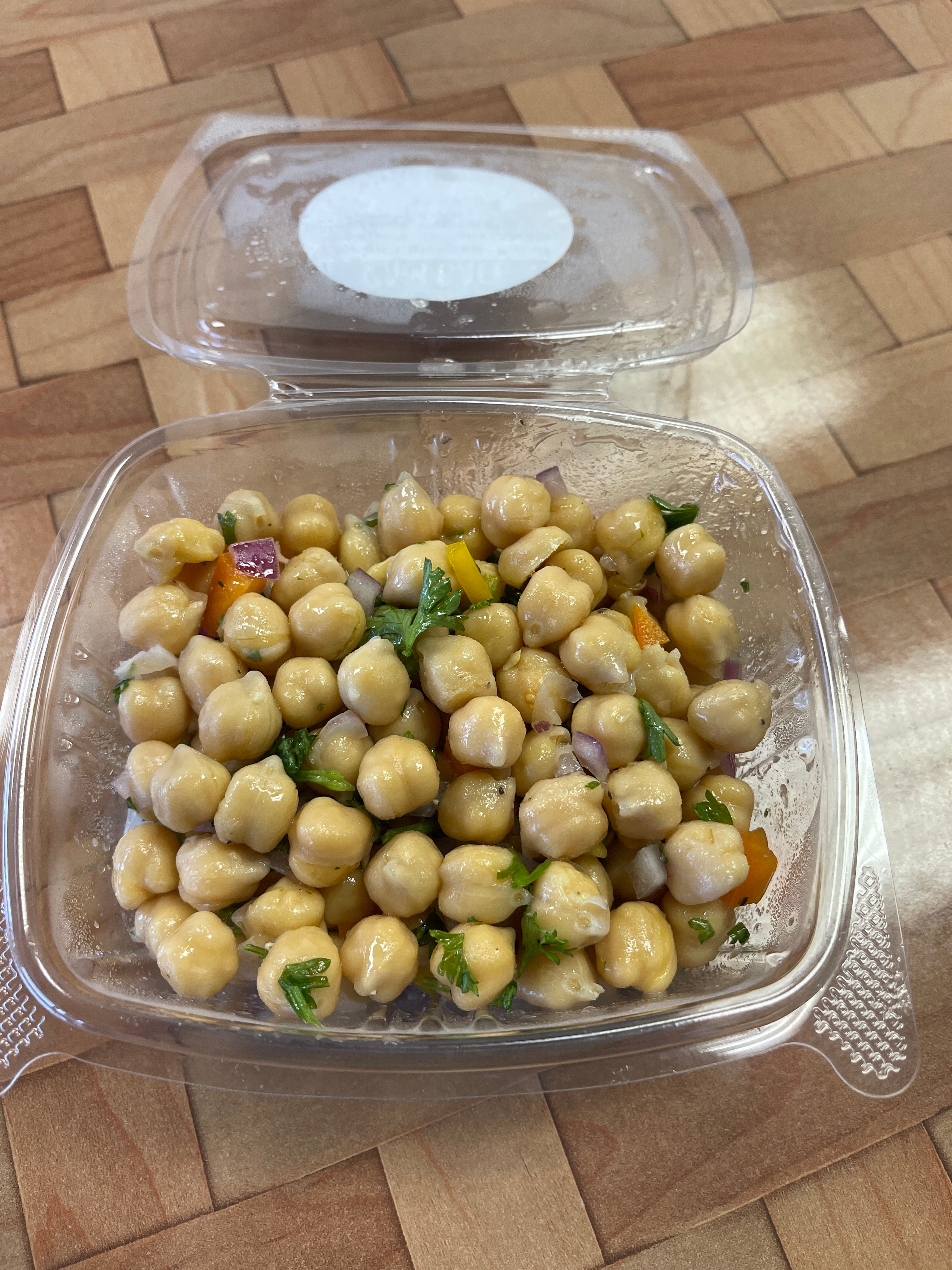 Lemon Chickpea Side Salad.