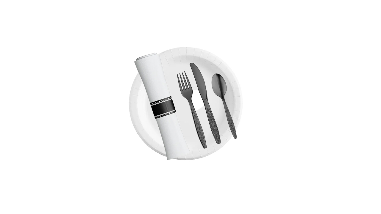 Plates/Cutlery/Napkins.