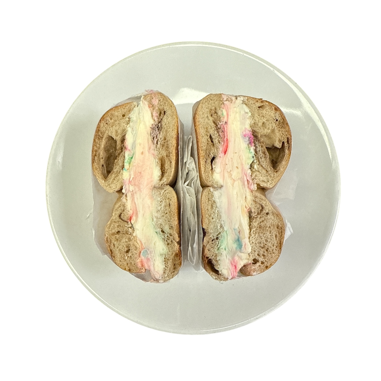 Cake Batter Cream Cheese Sandwich.
