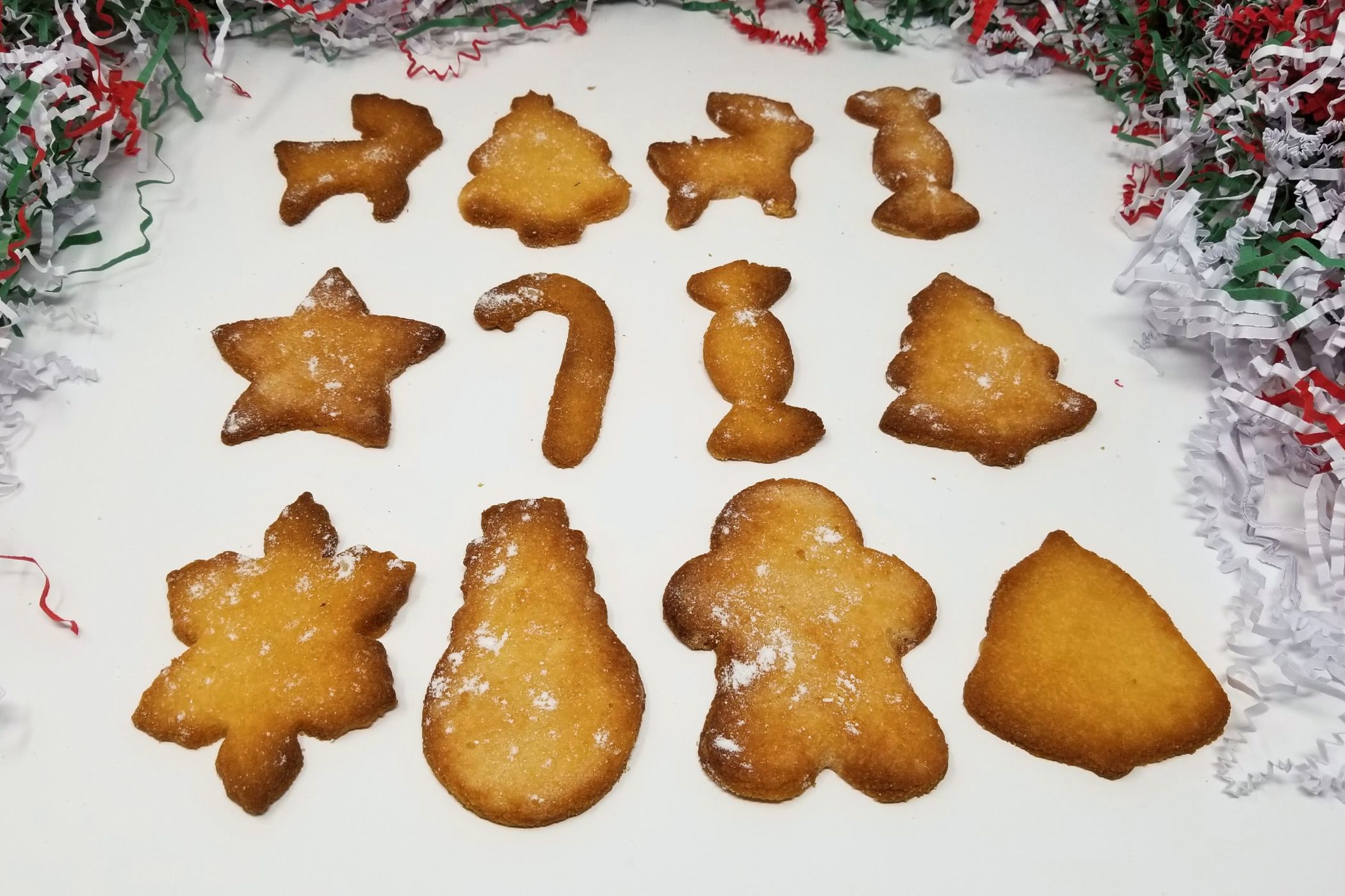Keto Christmas Cookies Box of 12