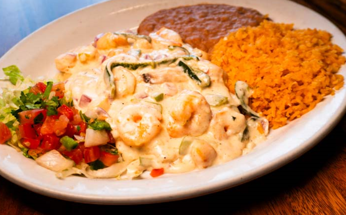 Seafood Enchiladas.
