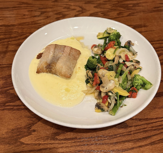 Salmon Piccata.
