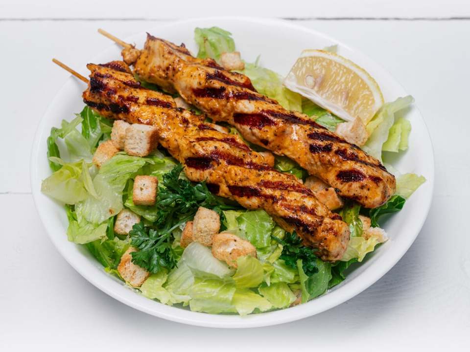 Chaat Salad with Lamb Seekh Kabab (Half Tray).