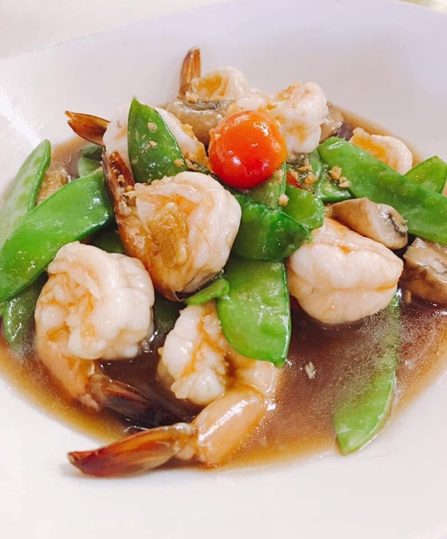 Shrimp Snow Peas.