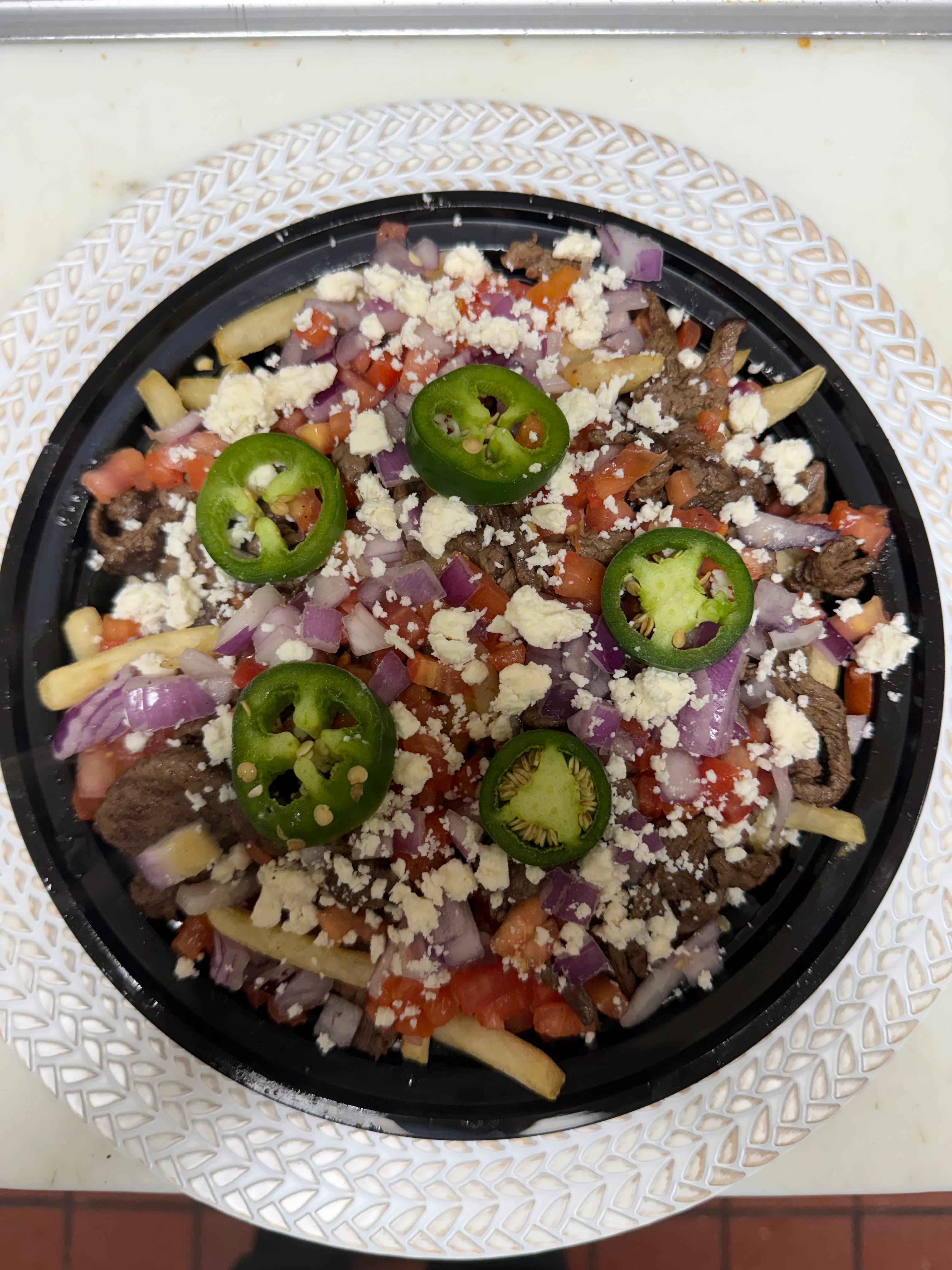 Loaded Shawarma Fries.