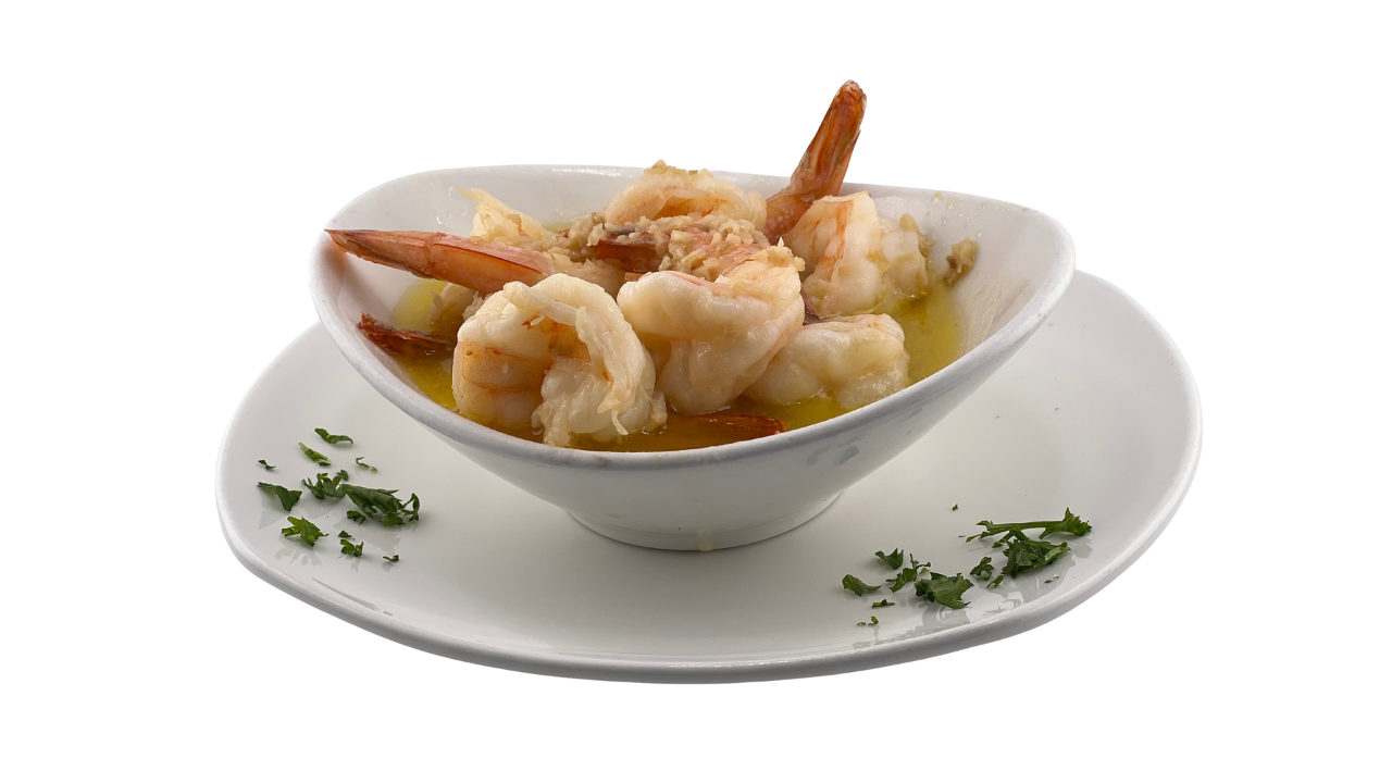 Shrimp in Garlic Sauce Appetizer.
