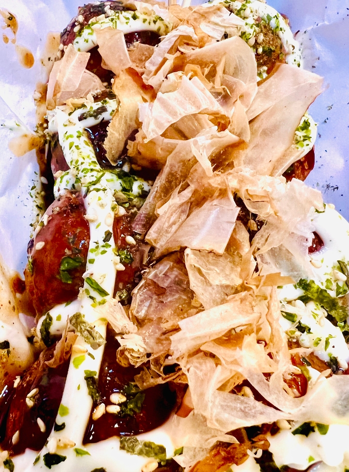 Takoyaki.