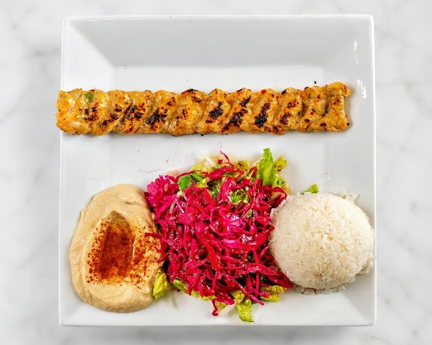 CHICKEN ADANA KEBAB.