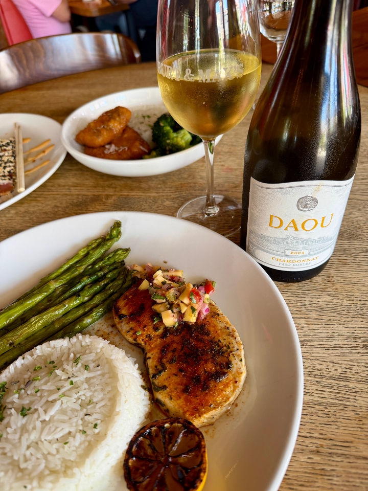 Seared Swordfish.