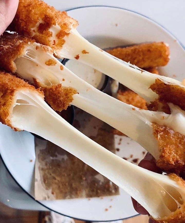 Homemade Fried Mozzarella.