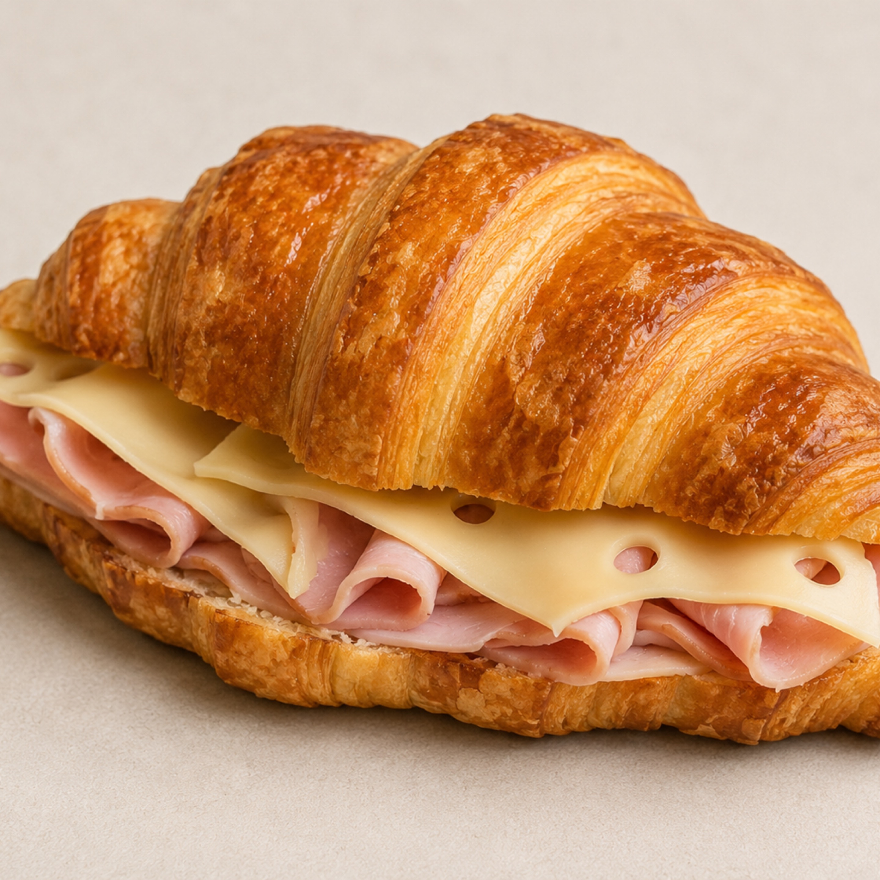 Ham & Swiss Croissant.