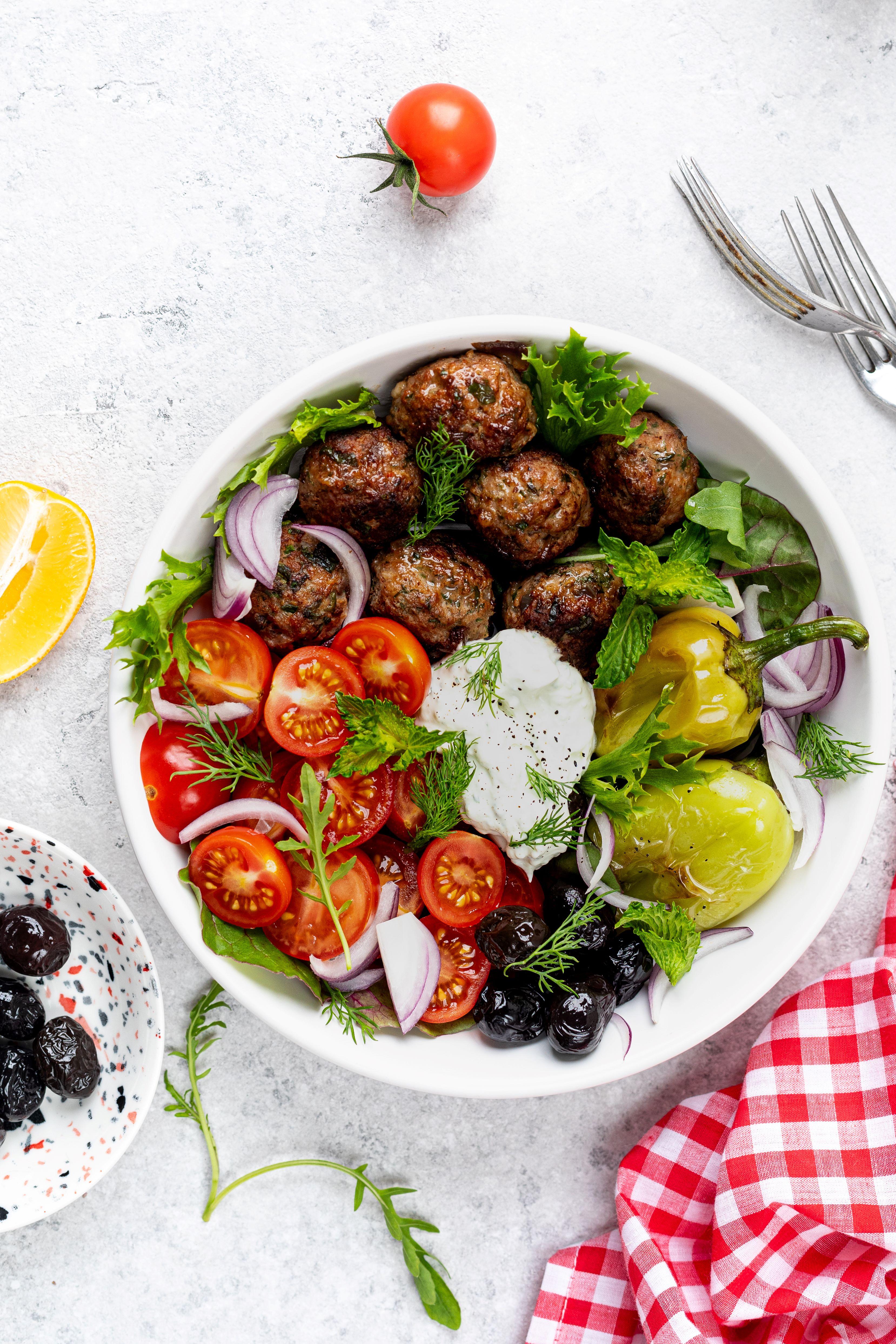 Meatball Salad.