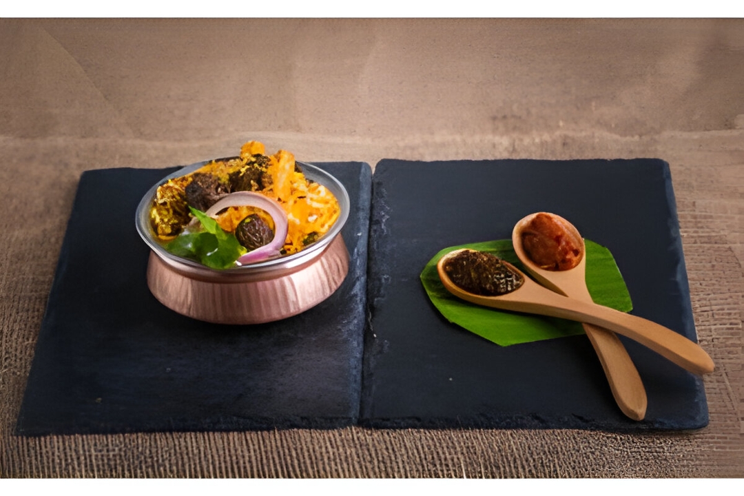 Veg Keema Biryani.