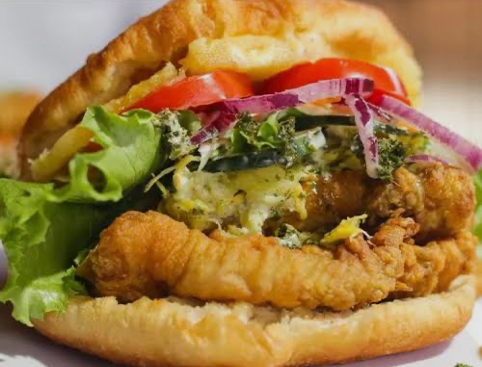 FRIED BAKE AND SHARK.