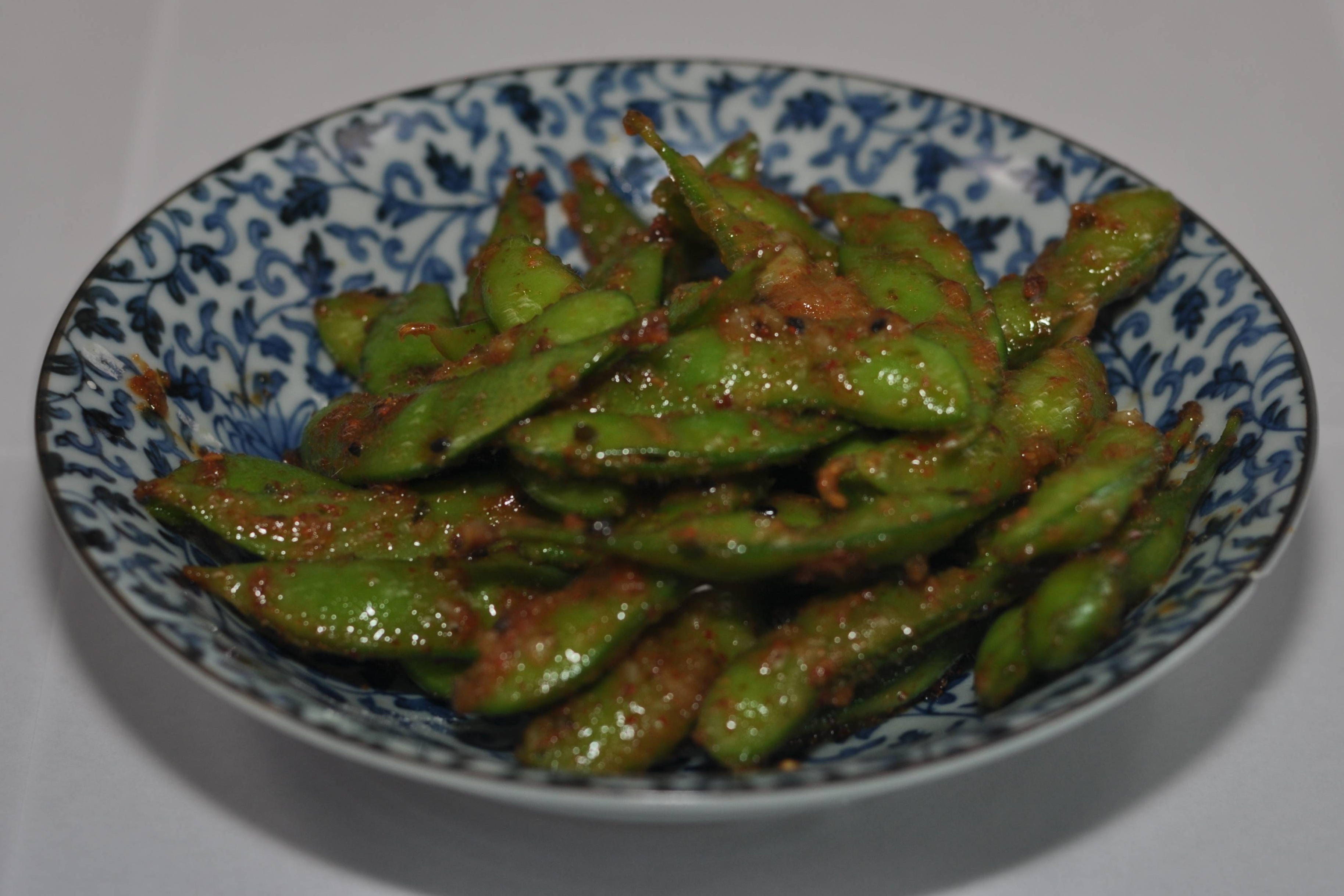 Edamame Spicy Garlic.