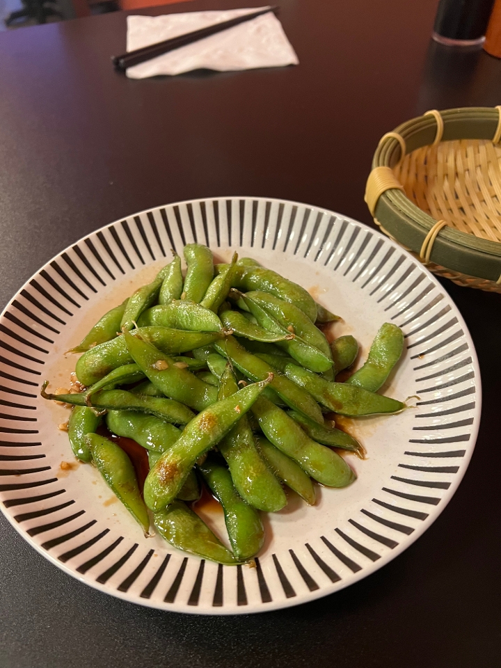 Garlic Edamame.