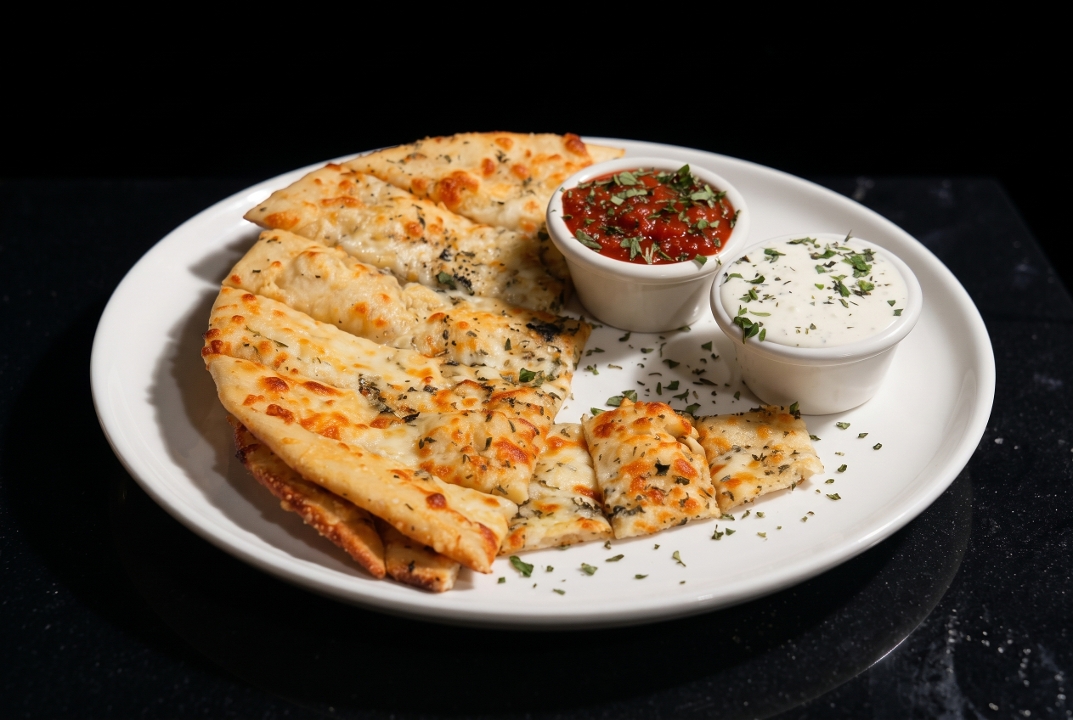 Cheesy Bread w Marinara.