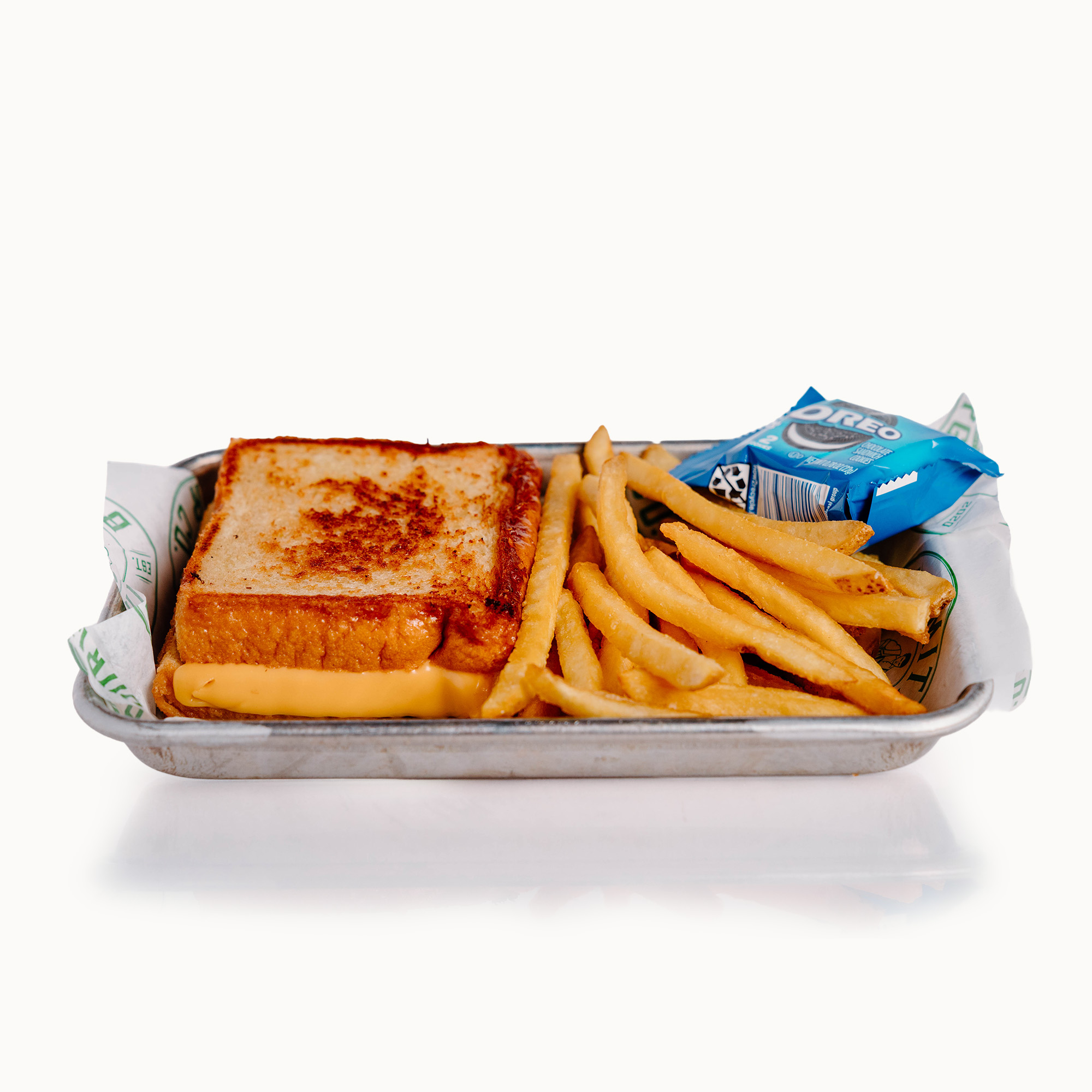 KIDS GRILLED CHEESE MEAL.