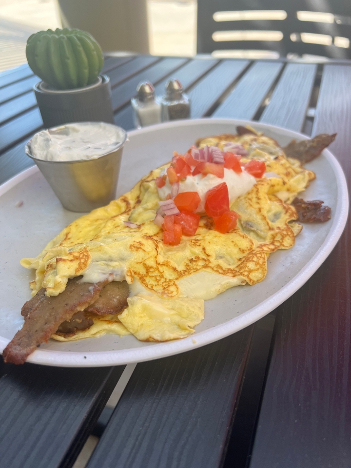 Gyros omelet.
