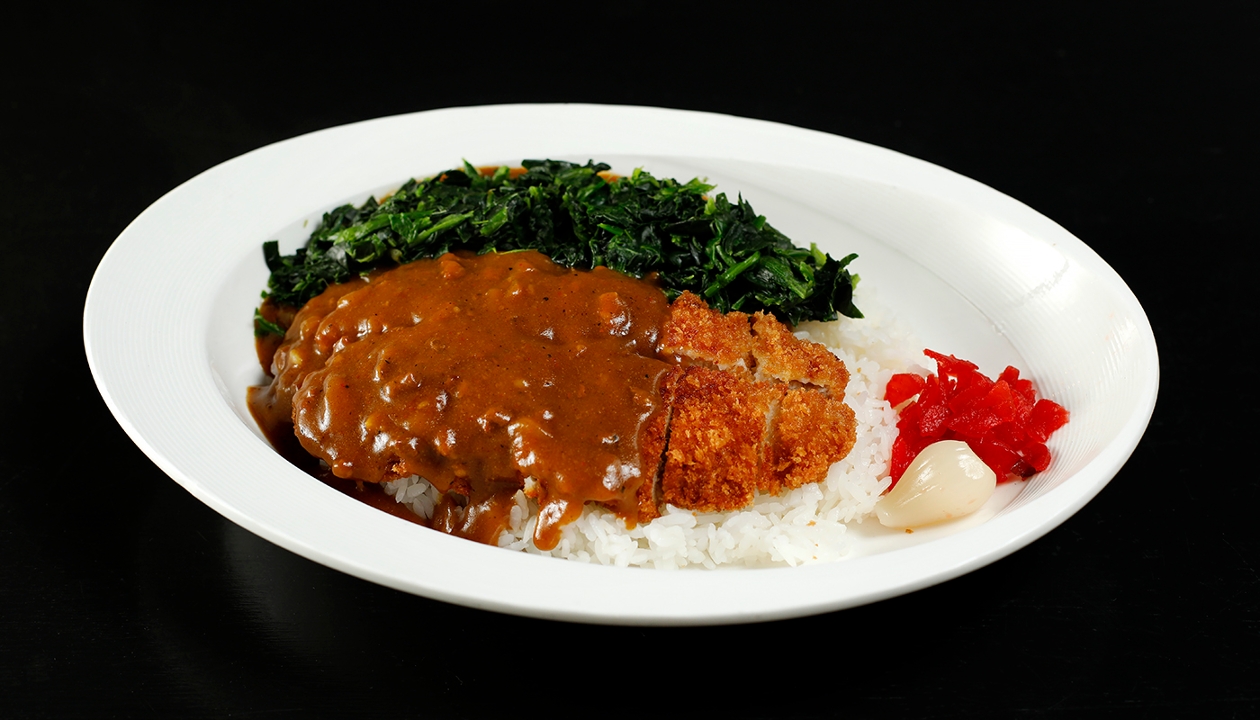 "Popeye Curry" Pork & Spinach.