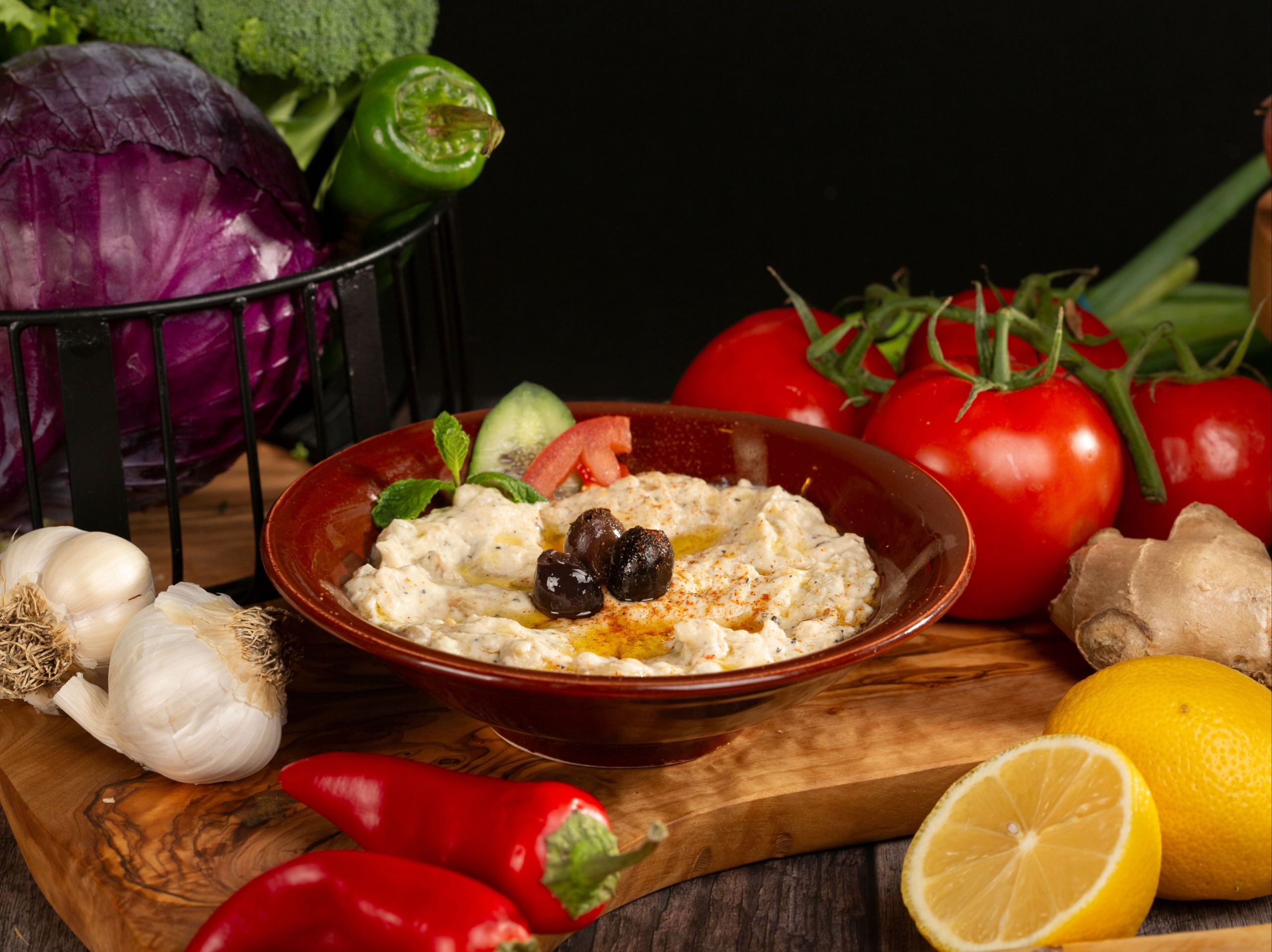 Baba Ganoush Salad / سلطة بابا غنوج.