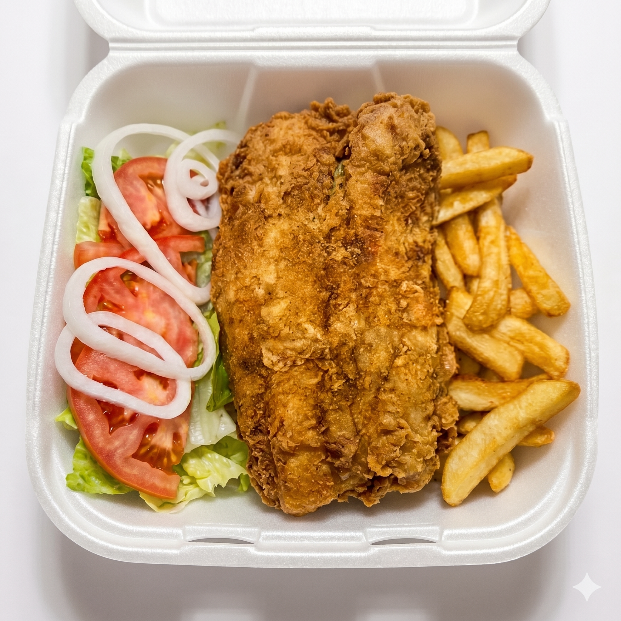 Fish Meal Sandwich.