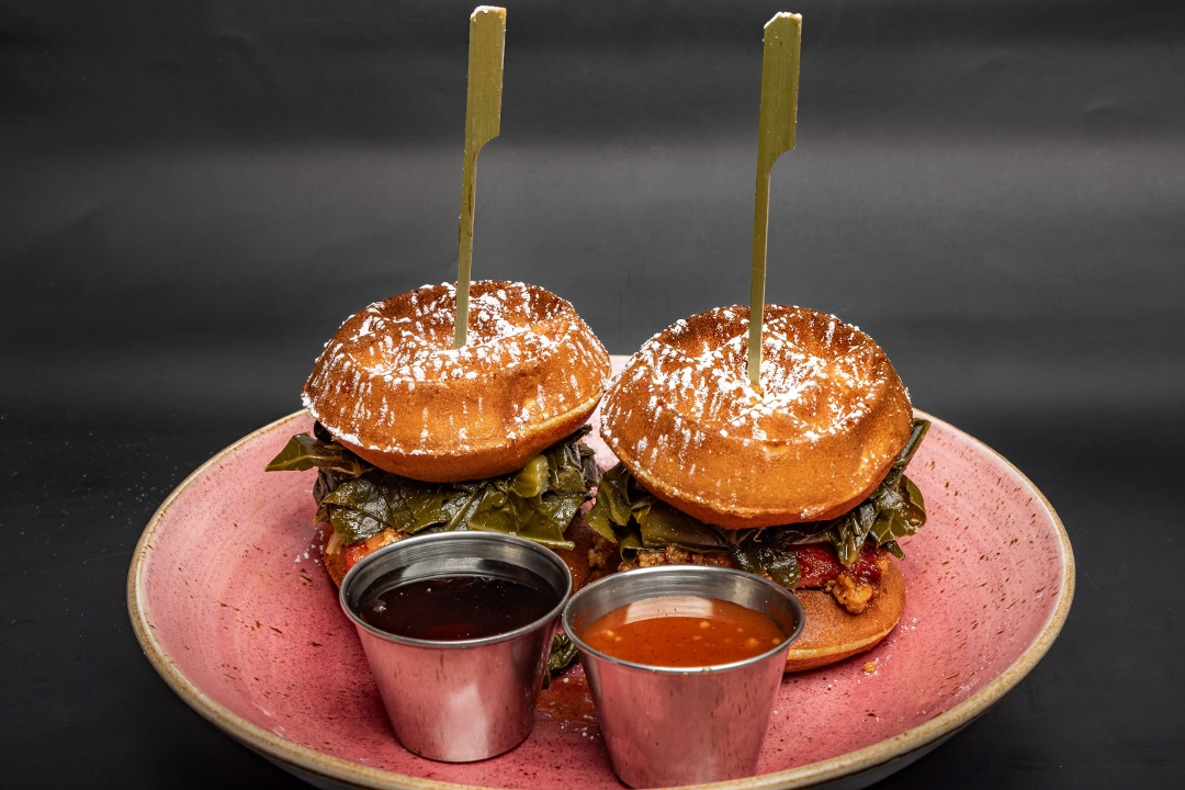 Cone' Bread Waffle Stack.