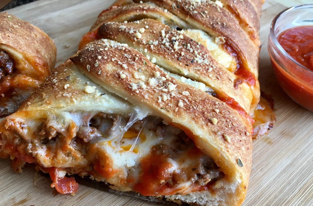 Meat Lovers Stromboli.