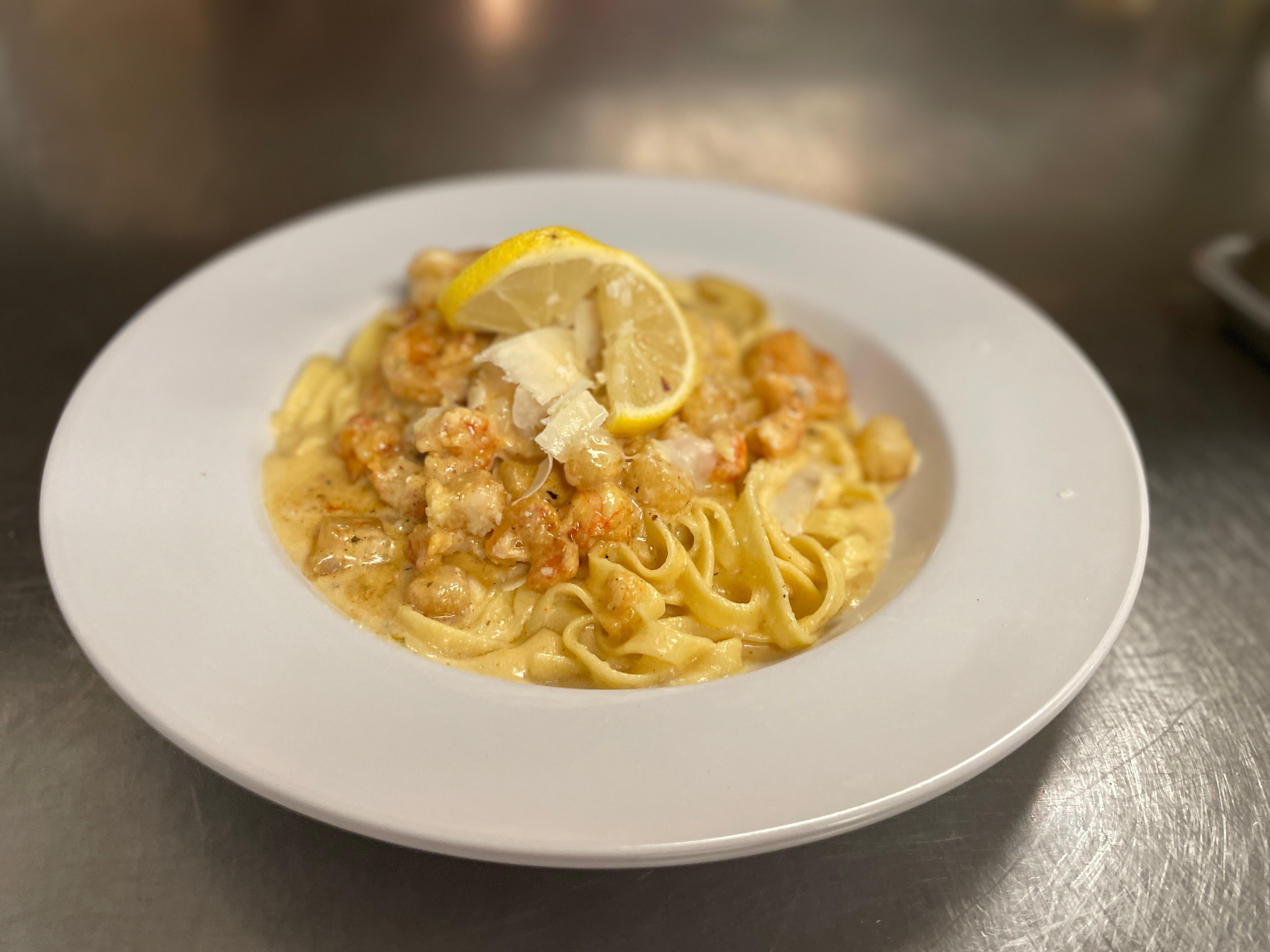Cajun Alfredo - Chicken or Shrimp.