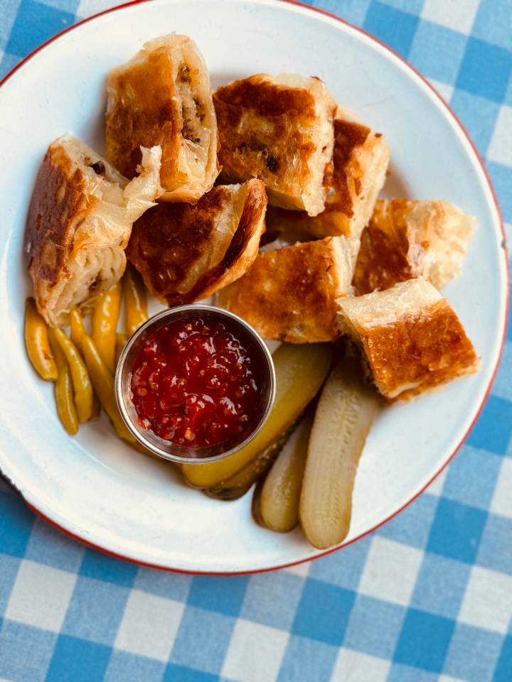 Sariyer Borek (with ground beef).