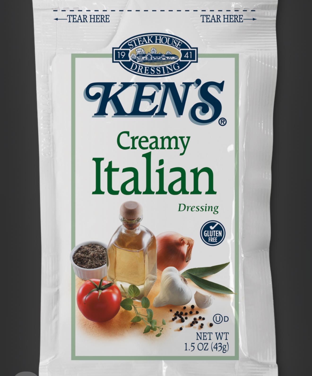 Creamy Italian Dressing.