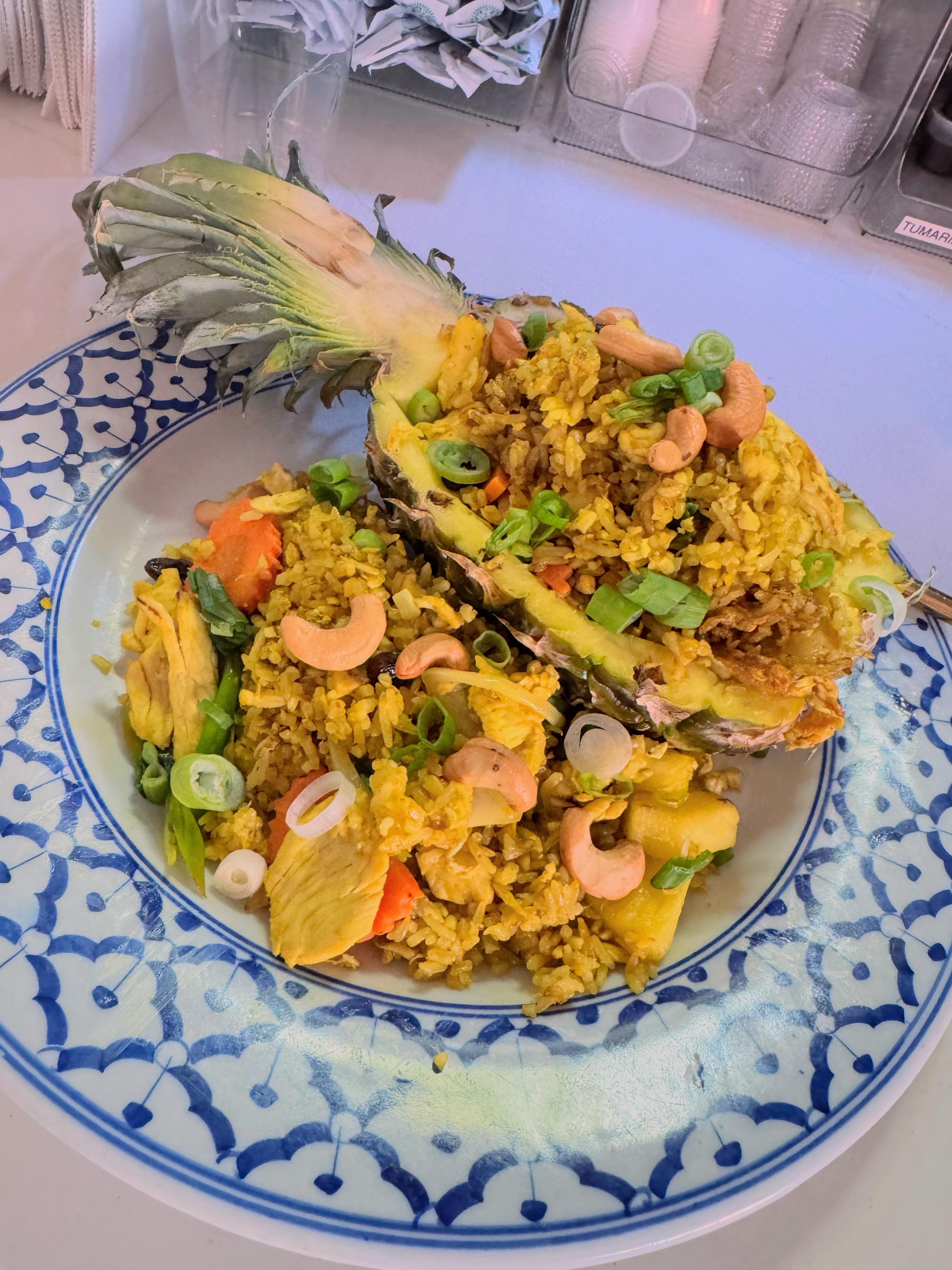 Chef Special Pineapple Fried Rice.