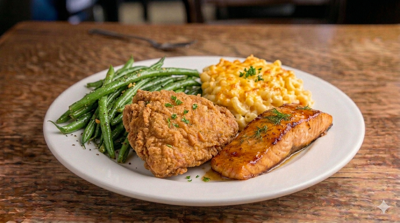 2 Entrées/2 Sides (20 PPL).