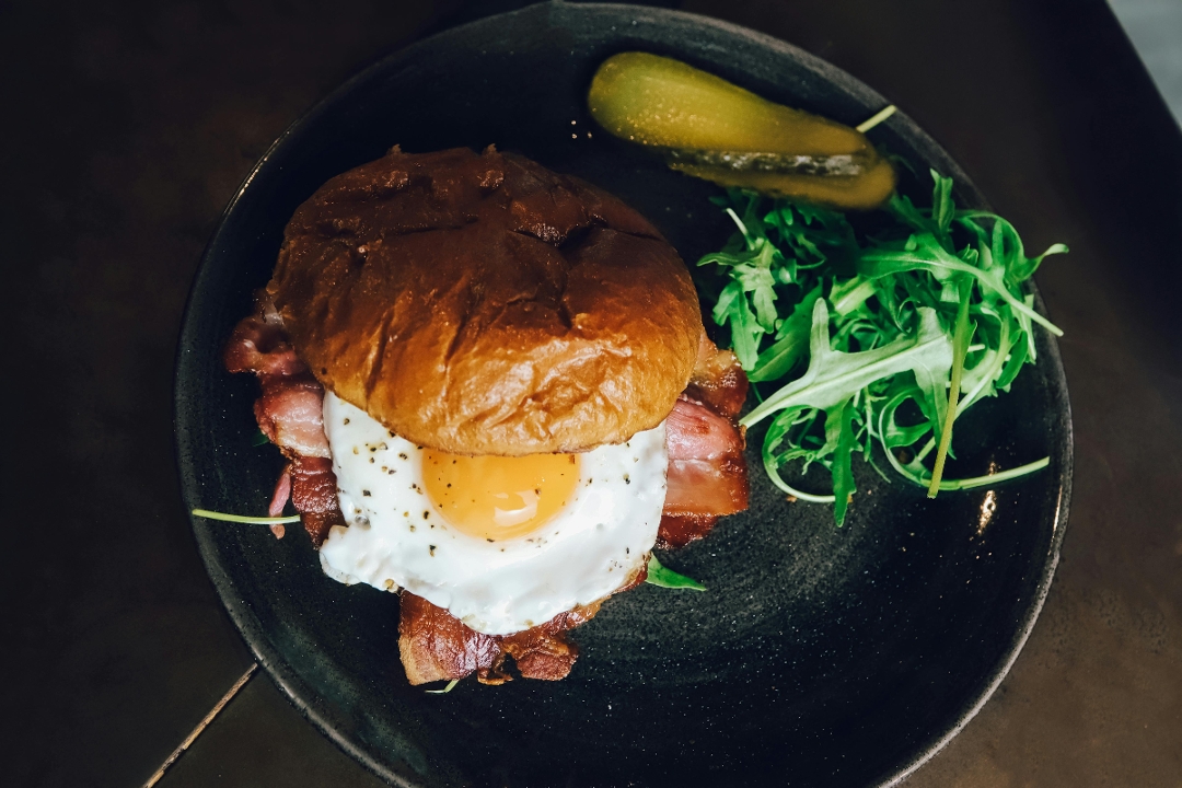 Addiction Fried Egg Burger.