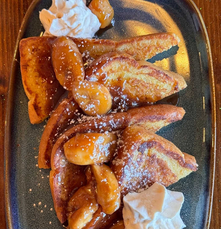 Caramel Banana French Toast.