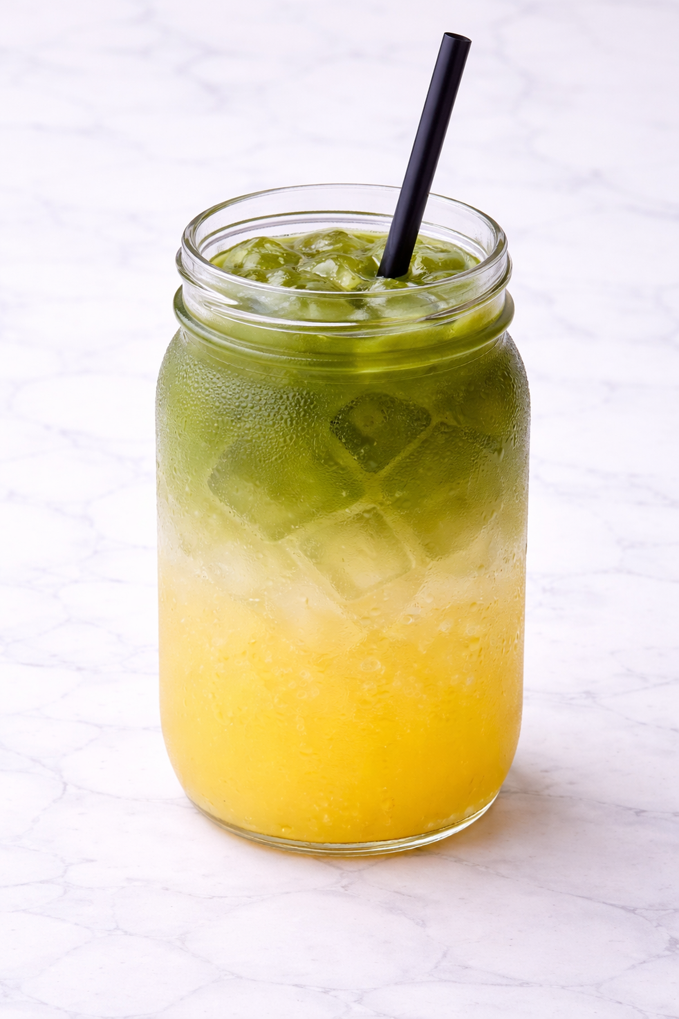 Iced Matcha Lemonade.