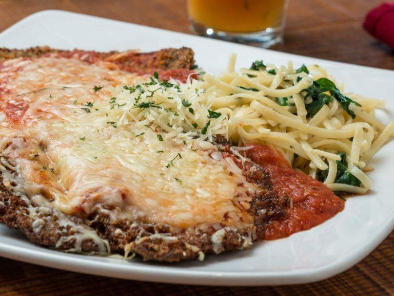 Eggplant Parmigiana.
