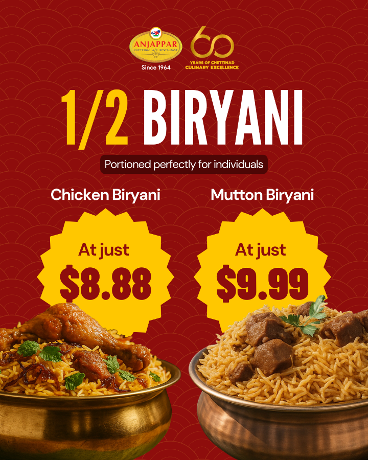 1/2 (HALF) BIRIYANI.