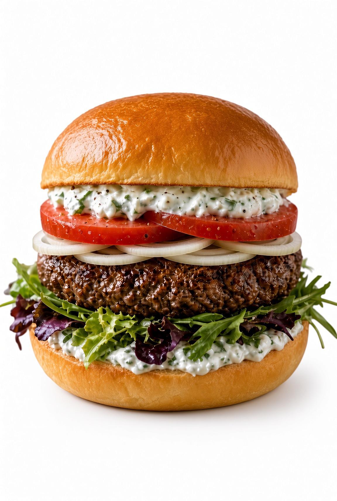 Lamb Burger.