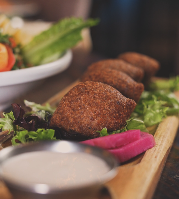 Fried Kibbe.