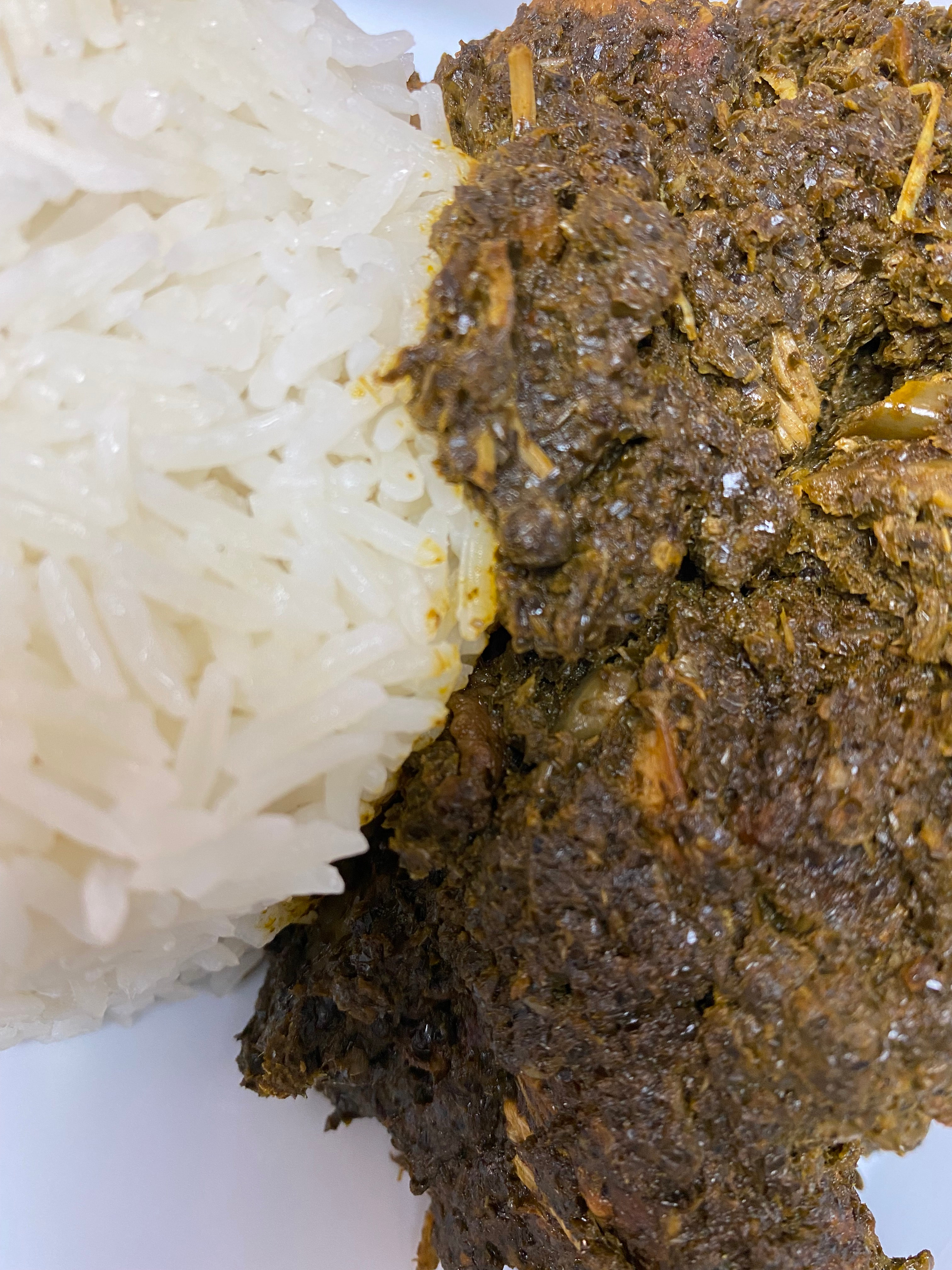 Cassava Leaf & Rice.