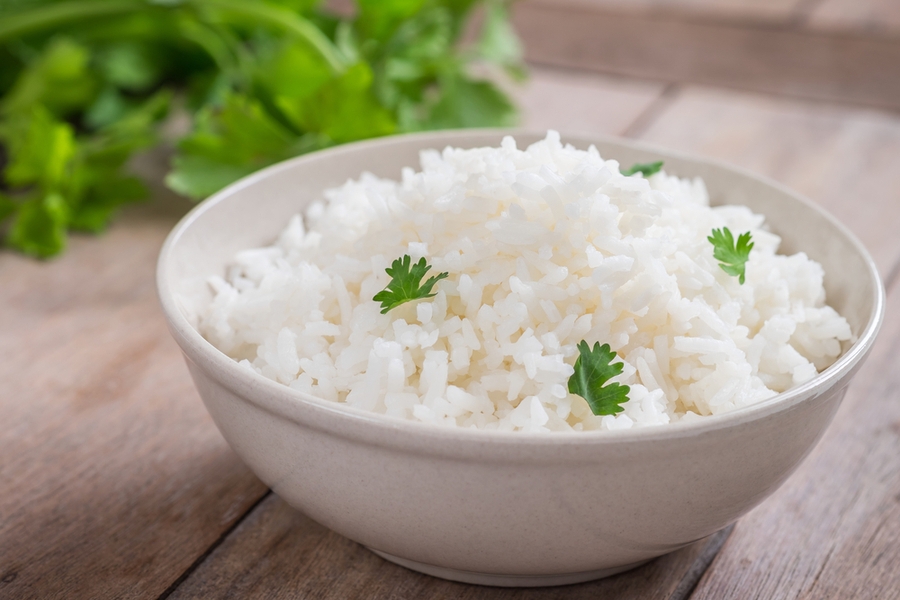 WHITE RICE (ONLY).