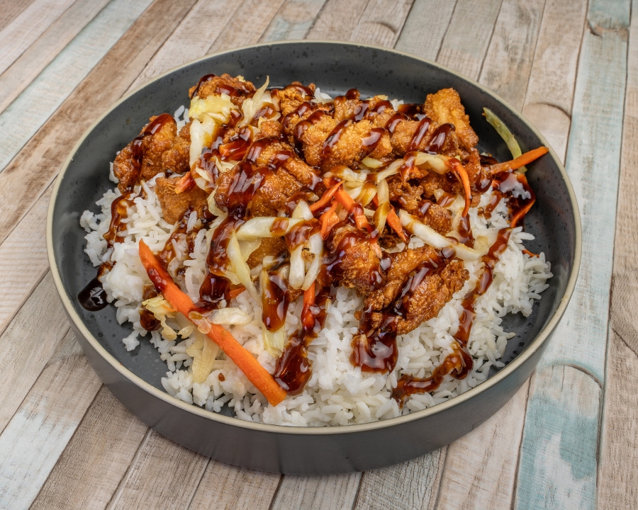 Chicken Teriyaki Rice Bowl.