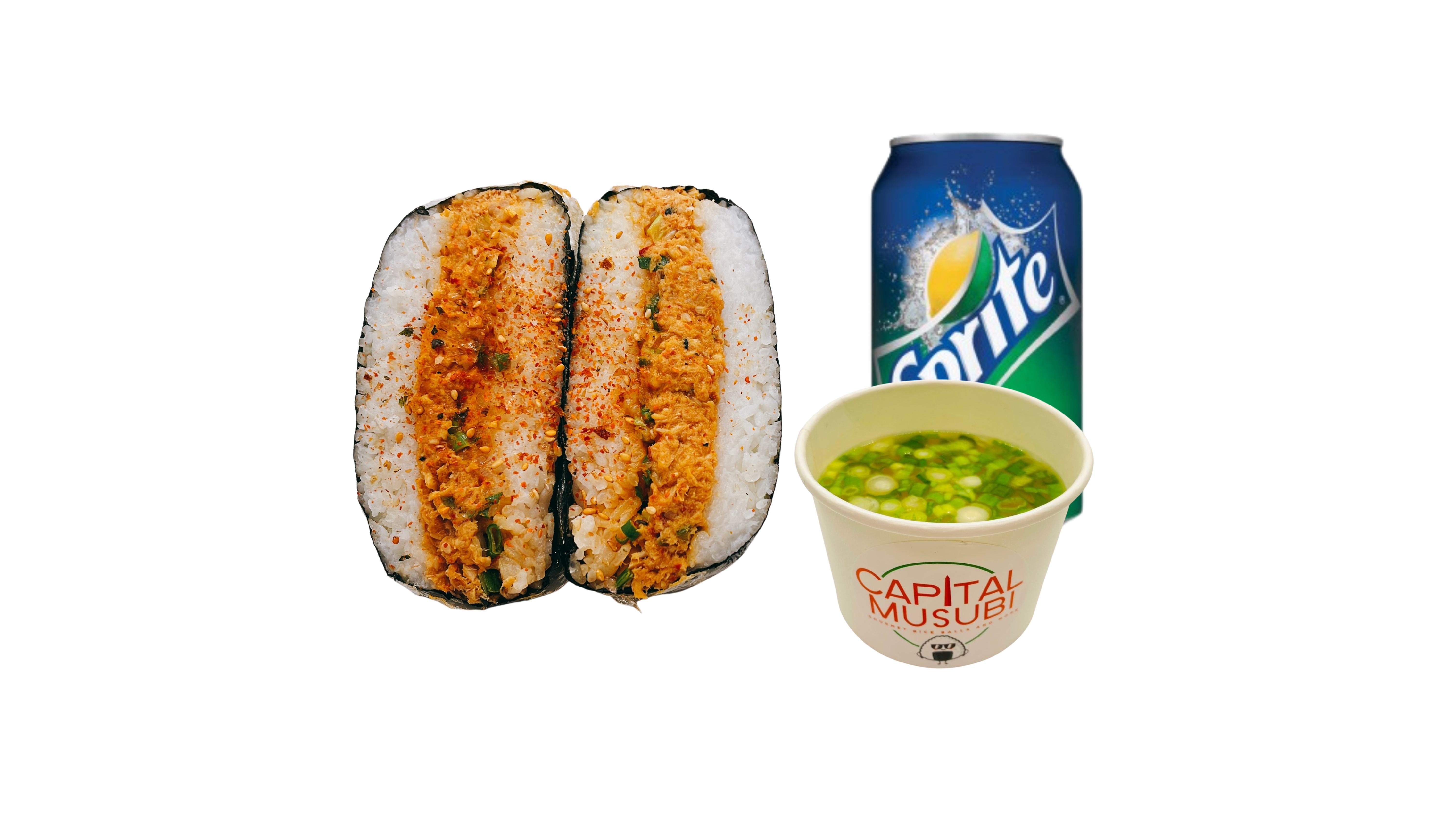 COMBO - Spicy Salmon Musubi.