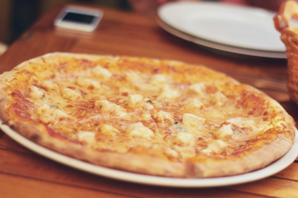 The Hawaiian Deluxe Pizza.