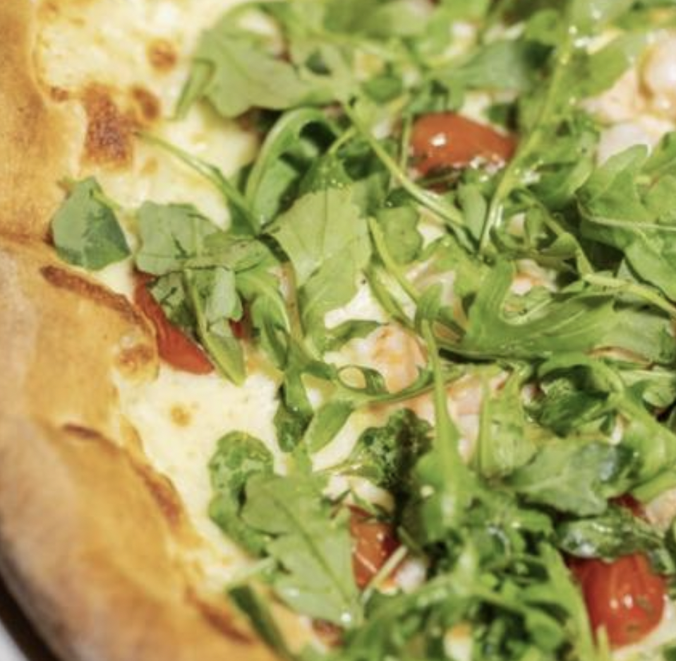 Scampi Pizza.
