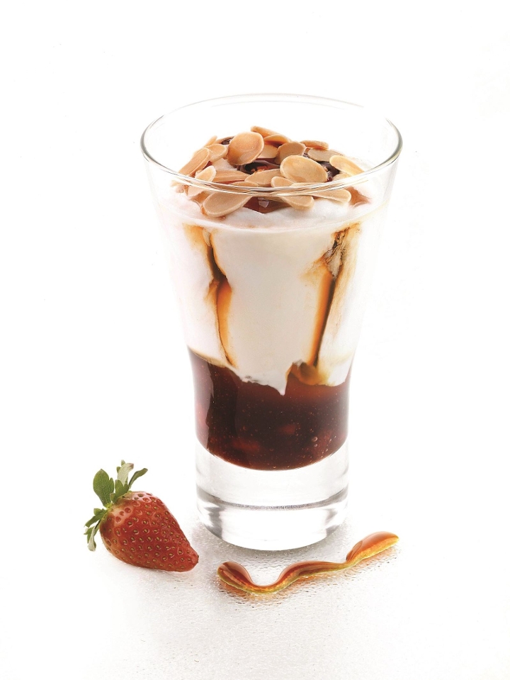 Coppa Strawberries and Caramel.