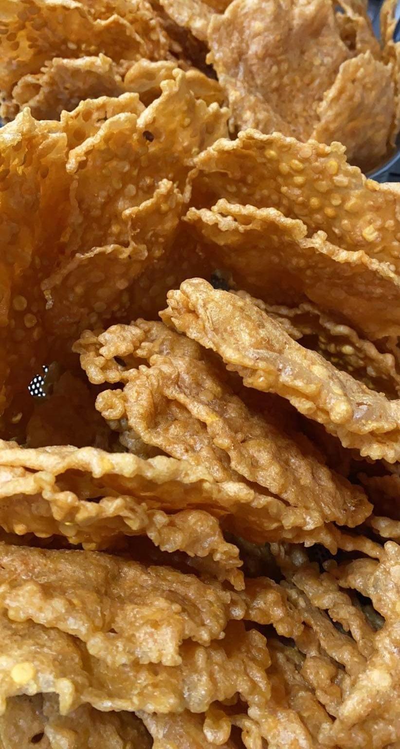 Fritter fried chickpea (for Mohinga)  0.60 lb package.