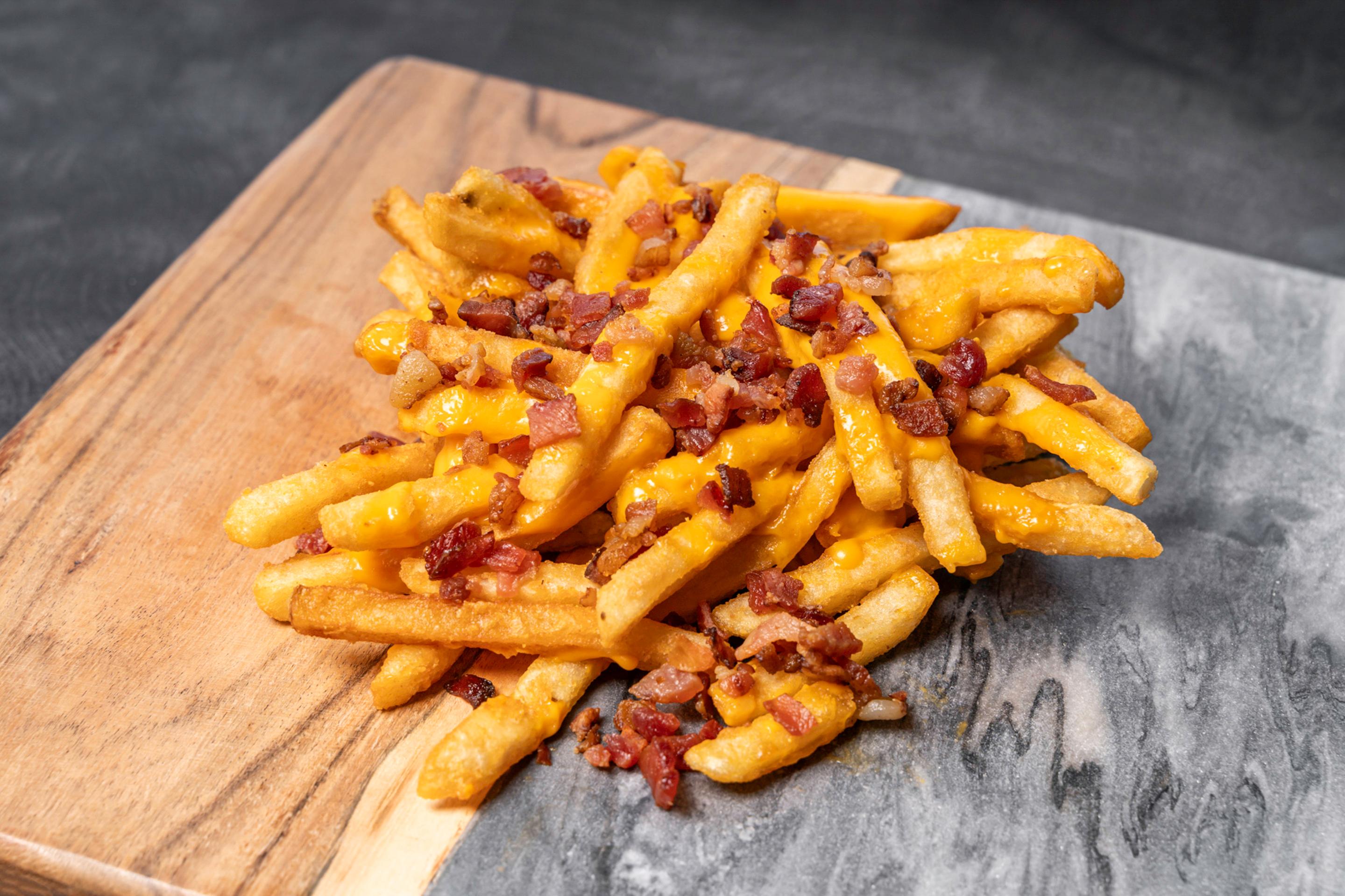 Bacon Cheese Fries.