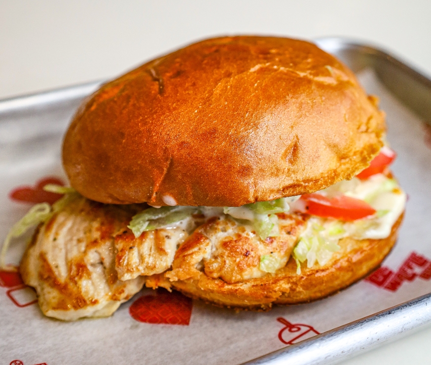 Grilled Chicken Sandwich (brioche bun).